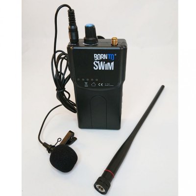 Swim Voice - vysílač s mikrofonem pro trenéra