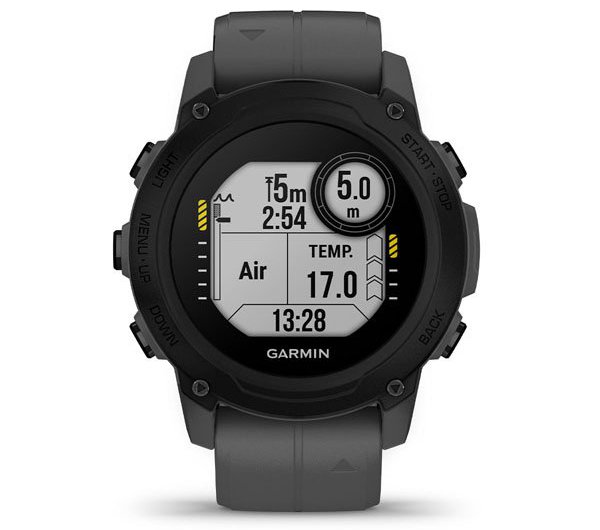 Potápěčské hodinky Descent™ G1 Solar, Black