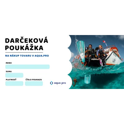 Dárkový certifikát v hodnotě 500 Kč